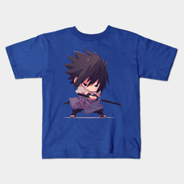 sasuke Kids T-Shirt by Stephanie Francoeur Art
